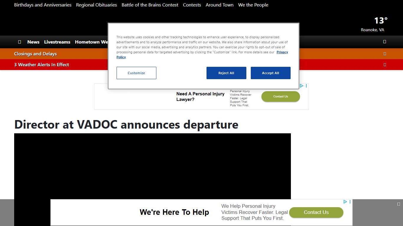 Director at VADOC announces departure